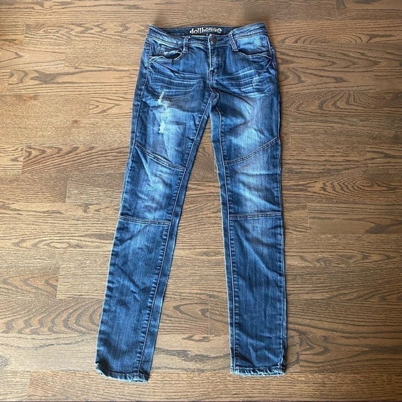 Dollhouse skinny distressed jeans size 7 - Picture 1 of 8
